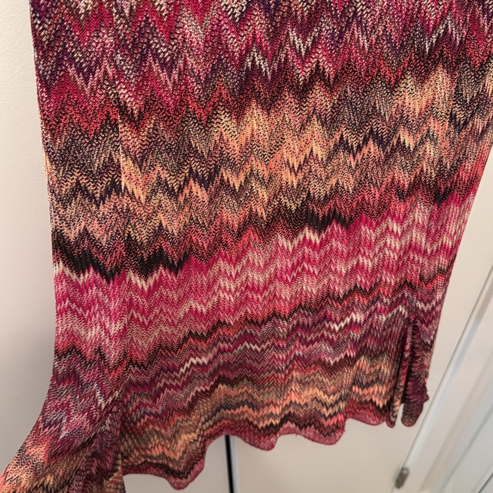 Missoni Zig Zag dress - pink, red, brown tones - Picture 4 of 7